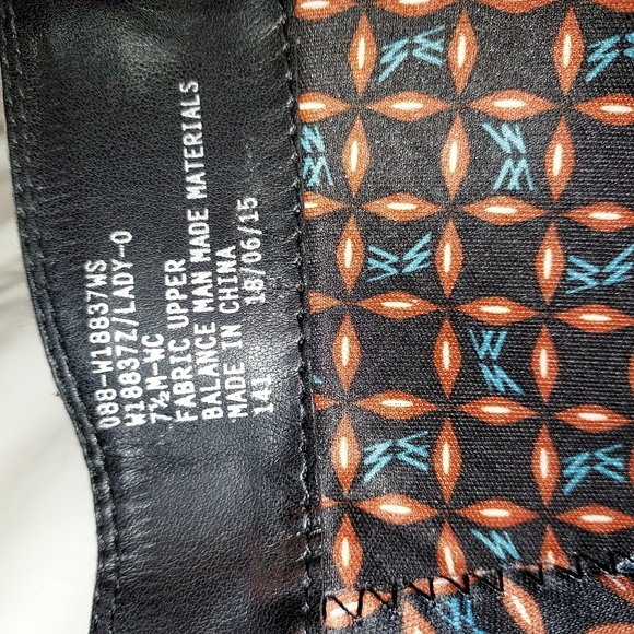 Ladies boot. Size 7.5. Black faux leather. Small tear near zipper. - Picture 4 of 6